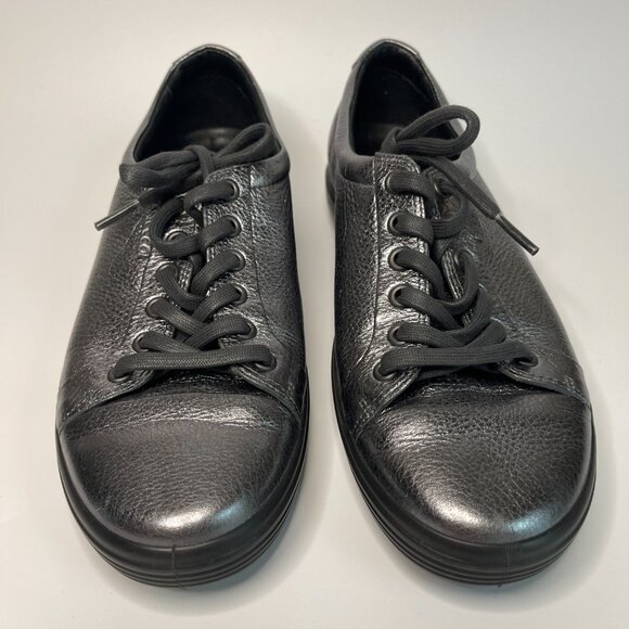 ECCO Women's Soft 7 Metallic Sneaker - Picture 7 of 9